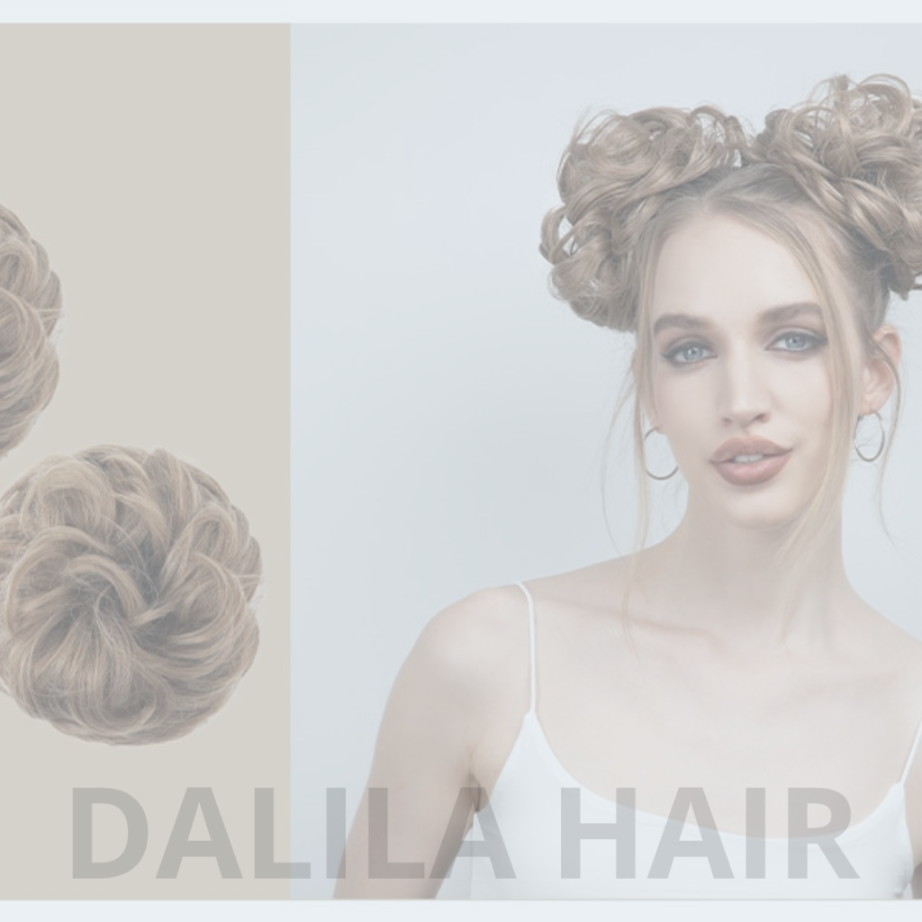 Coque de cabelo artificial - aplique de xuxinha- coque penteado- DALILA  HAIR - DALILA HAIR
